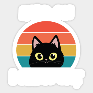 Hold On I See A Cat  Animals Lovers  Cat Lovers Sticker